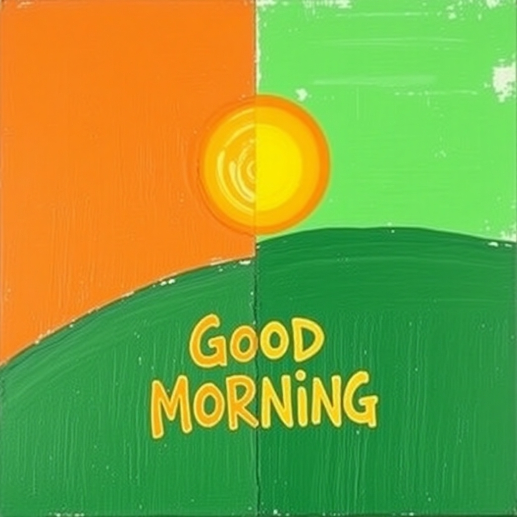 art of good morning photo